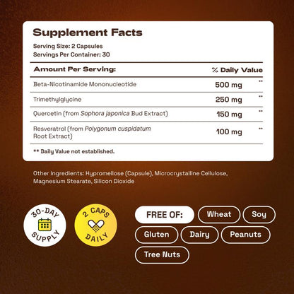 NMN+ Advanced - Anti Aging Support Capsules